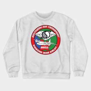 The PARANOIA CIA Airlines Collection: Southern Air Transport: Angola Airlift Crewneck Sweatshirt